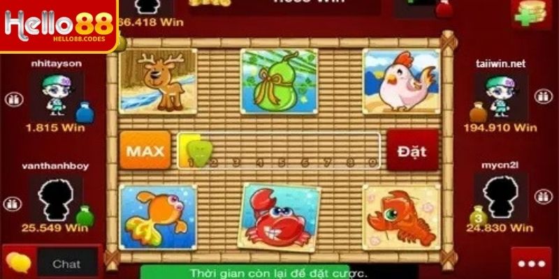 Trải nghiệm bầu cua Hello88 có lối chơi dân gian dễ tham gia