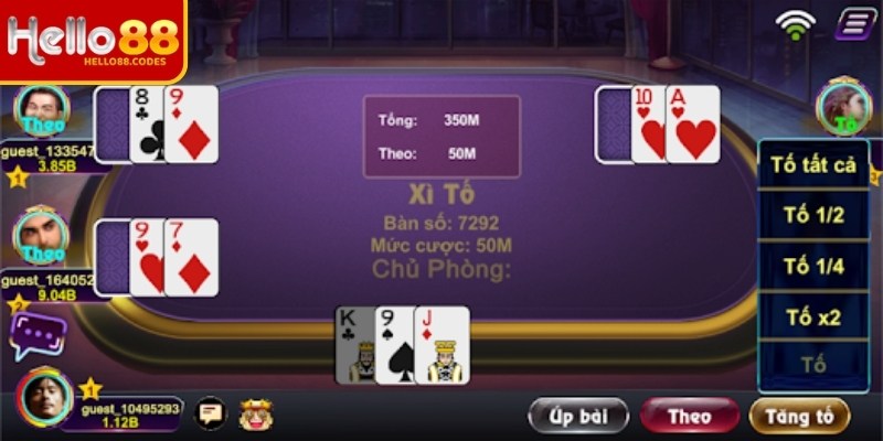 Những nguyên tắc chơi Xì tố Hello88